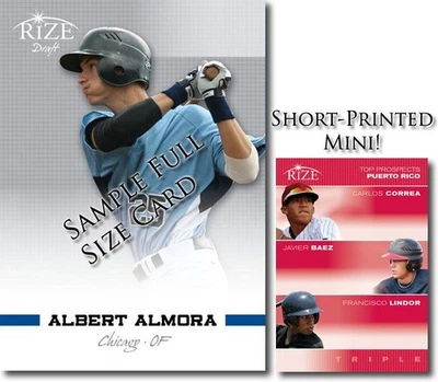 Carlos Correa 2012 * Javier Baez * Francisco Lindor Rize mini rojo radiocontrol #/10 Foto 1 de 2