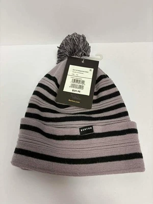 Burton женщин Rcy Османский ребро Beanie шляпа Elderberry фиолетовый черный помпон новый - Изображение 1 из 4