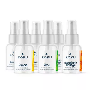 Lemon-Lime-Mandarin Orange Scented Hand Sanitizer Spray, Citrus Set 3, 6x1.2 Oz. - Picture 1 of 4