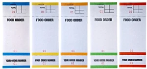 Food Order Pads Restaurant drink Numbered Takeway Bar cafe Waiter BF84 Check - Picture 1 of 37