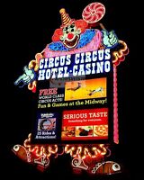 Vintage LAS VEGAS STRIP New FRONTIER CASINO Sign Photo 8x10 Casino