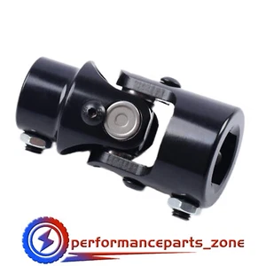 1 DD to 3/4 DD Steering Shaft U Joint, Universal Coupling 3/4 DD to 1 DD Black  - Picture 1 of 7