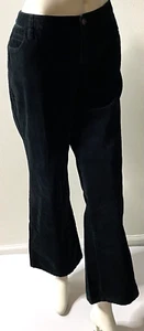 Pantalones de mujer LIZ CLAIBORNE pequeños negros de altura media bolsillos de pierna ancha talla 16 - Imagen 1 de 9
