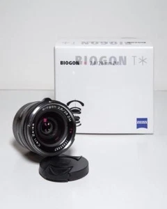 Carl Zeiss BIOGON T * 28mm F/2.8 ZM for Leica M mount MF Black Lens JAPAN - Picture 1 of 7