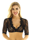 Oktoberfest Dirndl Blouse Women See Through Sheer Lace Tops Traditional Blouse