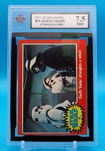 1977 Star Wars #75 DARTH VADER STRANGLES A REBEL! KSA 7.5 NM+ - Picture 1 of 5