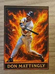Yankee Custom Card - Fire Mattingly - Picture 1 of 2
