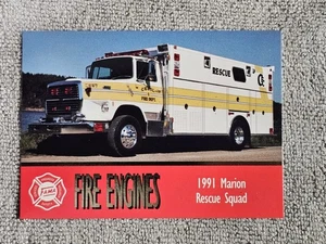 1993 FAMA Bon Air Series 1 #77 1991 Marion Rescue Squad Williamstown New Jersey  - Picture 1 of 2