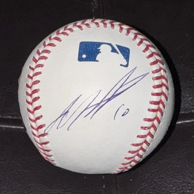 Béisbol Miguel Tejada Autografiado Firmado OML Inscrito 10 BAS Beckett Auténtico Foto 1 de 4