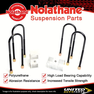 Nolathane Rear Lowering block kit for Ford Courier PE PF PG Econovan JG 2.5 Inch - image 1 of 3