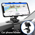 Car Dashboard Phone Holder Mobile Phone Stand Rotatable Car Sun Visor Support