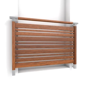 Fello Multi French Francese Balcone Ringhiera Acciaio Inox parapetto finestra - Picture 1 of 3