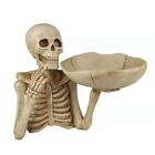 Halloween Skull Decor Candy Dish Key Bowl Skull Key Tray Spooky Horror4871