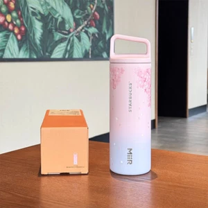 New Starbucks China 2025 MIIR Spring Sakura 16oz SS Vacuum Cup - Picture 1 of 5