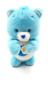 2003 Care Bear Praying Bedtime Bear 12" Blue Kneeling Plush Battery Operated - Picture 1 of 7