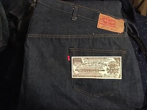 Vintage Deadstock Valencia Neu mit Etikett Nr. seltene Redline 501er Jeans USA 60 34 1966 #524 - Bild 1 von 8