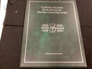 United States Five Dollar Silver Certificates Postal Commemorative Society - Picture 1 of 5