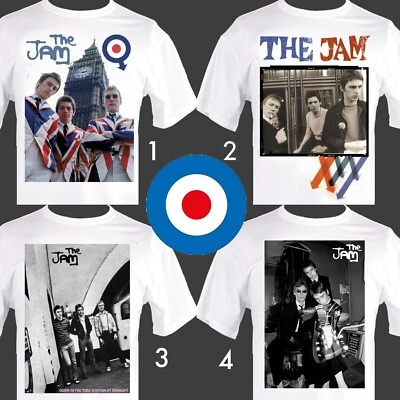 THE JAM - T-shirt. Paul Weller 1970s/80s. Post-punk, proto Britpop. Mod. - Image 1 of 3