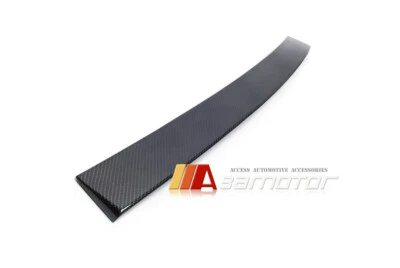 Alerón de techo de ventana de fibra de carbono para Mercedes C204 Clase C 2011-2015 cupé Foto 1 de 3