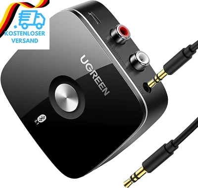 BESUCHE DEN UGREEN-STORE UGREEN Bluetooth 5.1 Aptx HD Audio Adapter Für Stereoanlage Low Latency Wireless