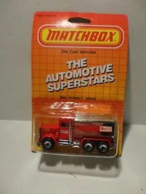 Matchbox 1983 Die Cast Metal Peterbuilt Tanker Getty No MB56 - Image 1 of 2