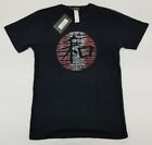 Pretty Little Thing Oversize Tee Women Japanese Peace Graphic Size S Black B19