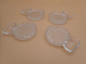 Set of 4 Vintage Sip And Smoke Coasters Combination ashtray and coaster - Picture 1 of 5