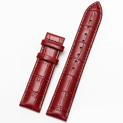 Quality Double Sided Cowhide Genuine Leather Watch Strap Without Buckle 10-24mm - Image 1 of 4