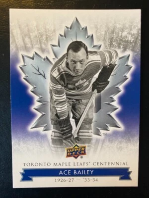 Ace Bailey 2017 Toronto Maple Leafs Centennial #2 - Image 1 of 2