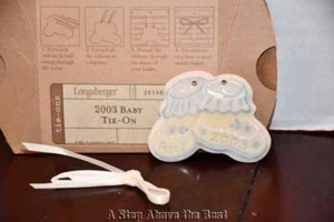 Longaberger 2003 Baby Tie-on #20146 NUEVO - Imagen 1 de 3