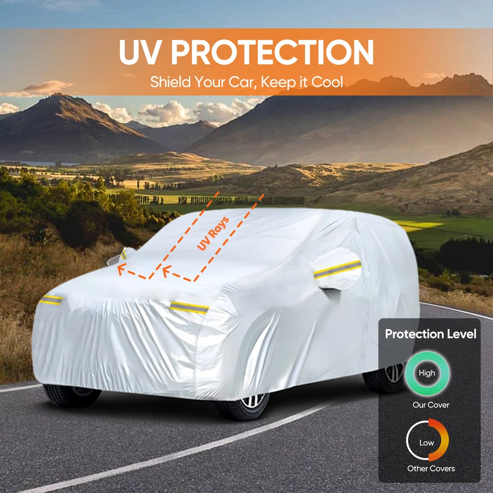 Capa de carro SUV completa à prova d'água proteção UV poeira chuva para Mercedes-Benz GLS-Class - Imagem 1 de 4