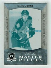 07-08 UD Upper Deck The Cup  David Jones  1/1  Printing Plate  Rookie