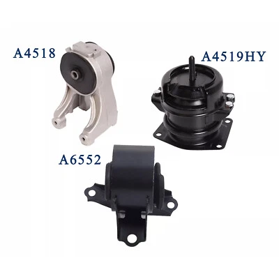 Kit de montaje de motor 3X para Honda Odyssey 1999-2004 3,5 L A4518 A4519HY A6552 Foto 1 de 4