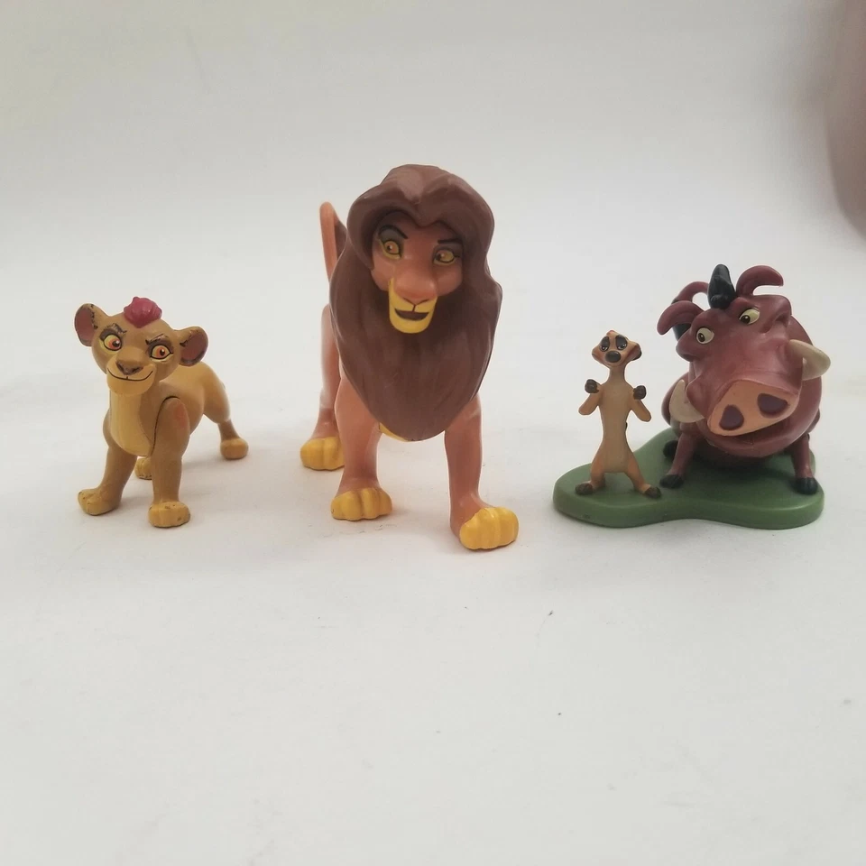 Lote de 3 figuras PVC Rey León Disney Simba Timón y Pumba Foto 1 de 4