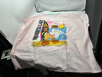 Disney Donald Duck Women's? Duck-ola Surf Team Made USA Pink Texas Padre Island - Image 1 of 4