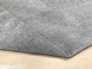 Plain upholstery silver Chennile by Next fabrics 140 cms wide fire retardant - Picture 1 of 5