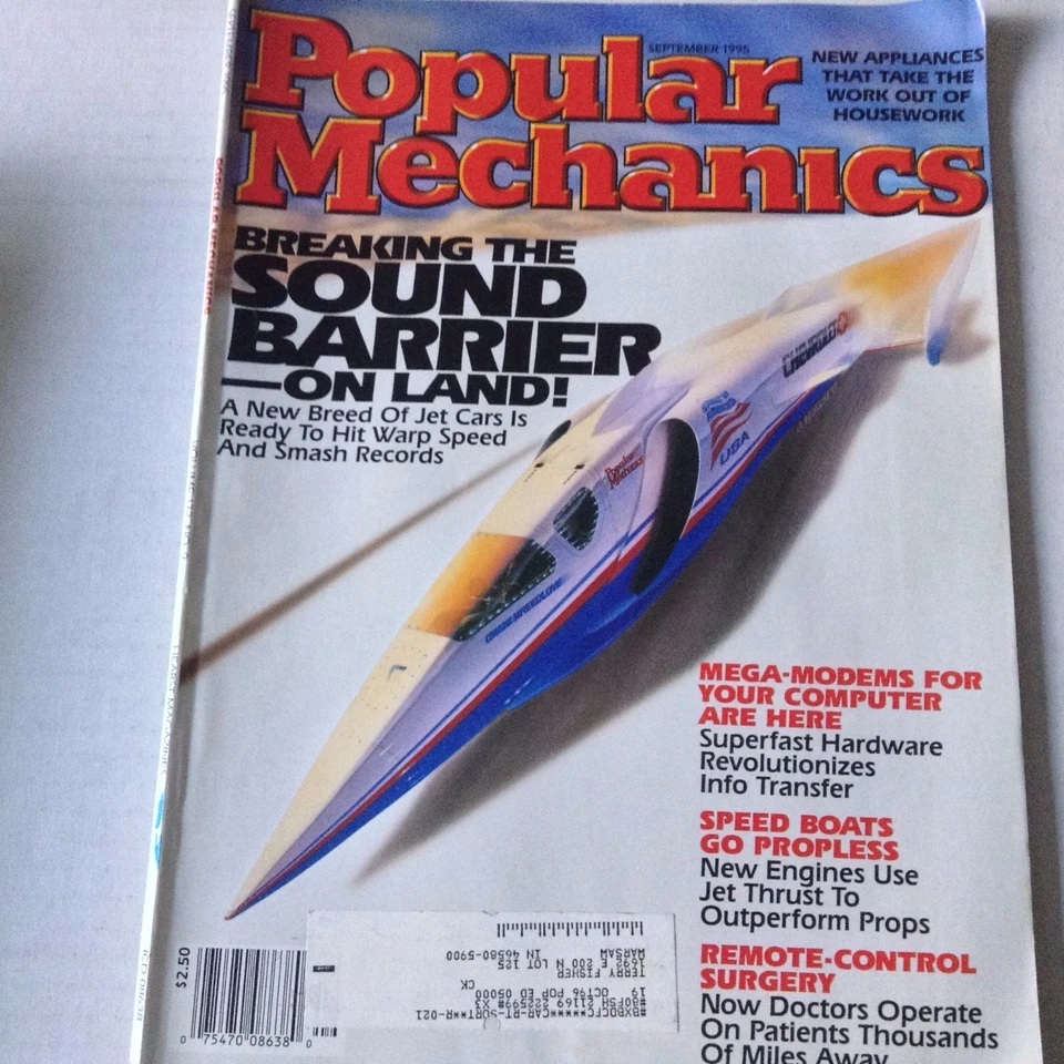Popular Science Magazine Breaking The Sound Barrier September 1995 061917nonrh - Image 1 of 1