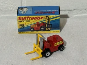 Matchbox Superfast Lesney #15 Fork Lift Truck Red Minty Original with box 1972 - Picture 1 of 17