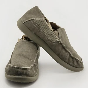 Crocs Santa Cruz Youth Unisex Size  4 Brown Slip On Shoes Loafers - Picture 1 of 13