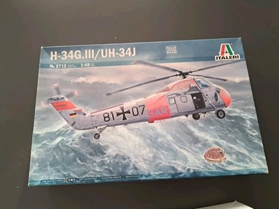 H-34G.III UH-34J Sikorsky Italeri 1/48 - As New  - Immagine 1 di 4