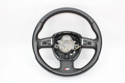 AUDI A5 S5 8T 2008-2012 VOLANTE CUERO NEGRO CON PALANCAS DE CAMBIO Foto 1 de 4