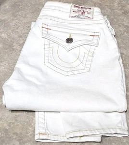 TRUE RELIGION "SKINNY" - White Denim, Damen Stretch, 5.Pkt Jeans (28×29) - Bild 1 von 6