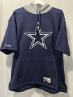 Cowboys Mitchell & Ness Postgame  Ss Navy  Fleece  Hoody Sz. Xl New With Tags.