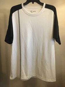 Tek Gear Men's T Shirt White Large Short Sleeve Crew Neck Cotton Pullover - Picture 1 of 8