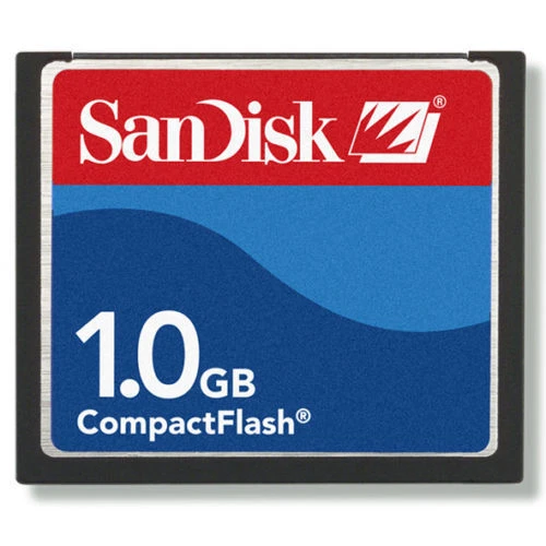 1GB SanDisk Standard CF Memory Card CompactFlash - Image 1 of 1