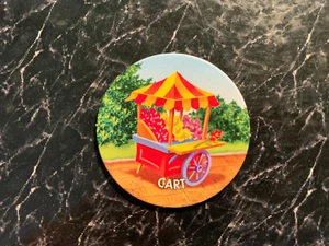 Clue Mysteries CART SCENE TOKEN Game Replacement Piece / Part 2005 - Picture 1 of 2