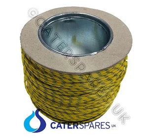 100 METRE ROLL HIGH TEMPERATURE HEAT RESISTANT YELLOW / GREEN EARTH WIRE 2.5MM - Picture 1 of 1