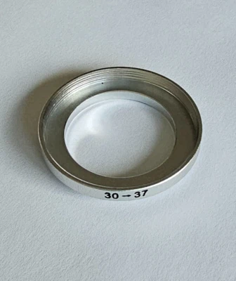 STEP UP ADAPTER 30MM-37MM STEPPING RING 30MM TO 37MM 30-37 FILTER ADAPTER - Image 1 of 2