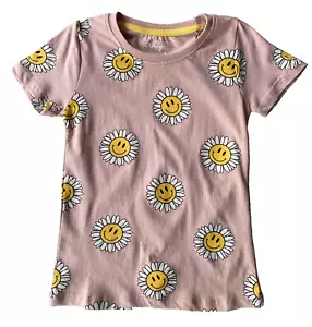 NWT Truly Girls Short Sleeve T Shirt Daisy Size 4 Years Pink - Picture 1 of 3