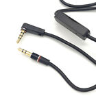 3.5mm 1/8" Audio Cable Lead Cord w MIC For Sennheiser Over-Ear Headphone XN